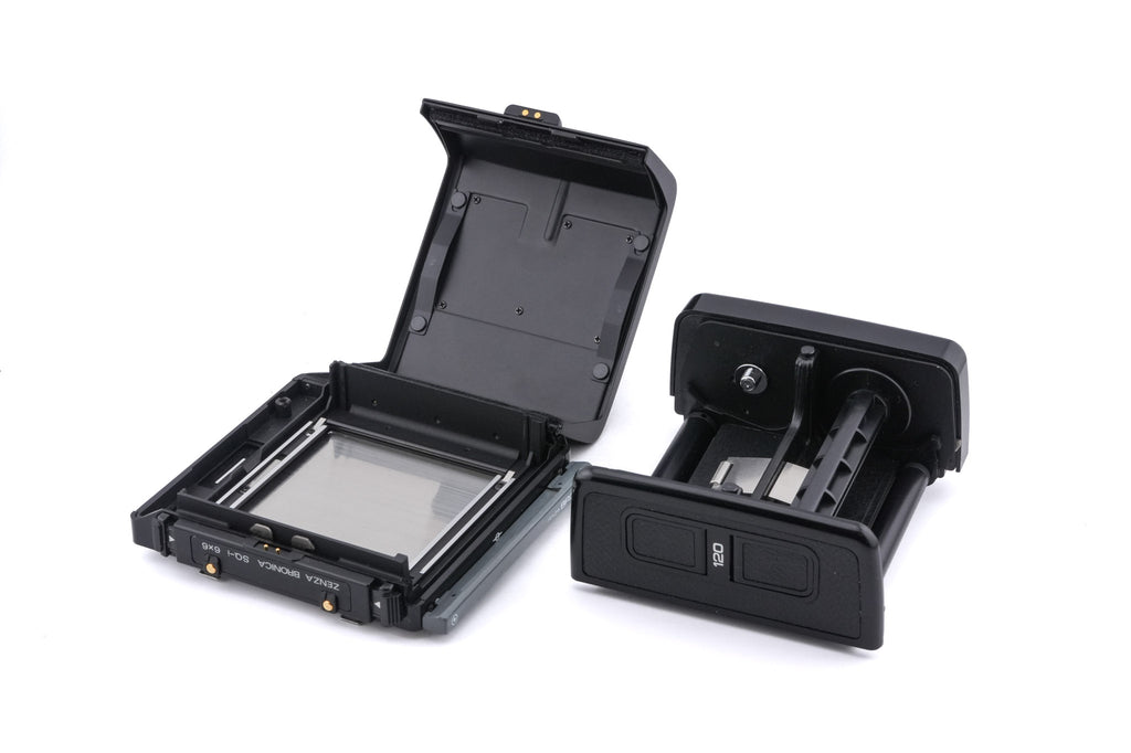 Zenza Bronica SQ-Ai + SQ-i 6x6 120 Roll Film Back + Waist Level Finder + 150mm f4 Zenzanon-PS