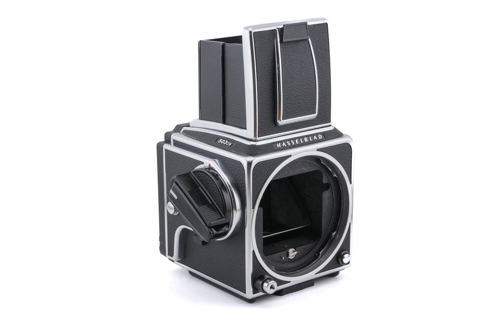 Hasselblad 503CW (Silver, 10243) + Waist Level Finder (New / Chrome, 42315) + Acute Matte D Focusing Screen (42207)