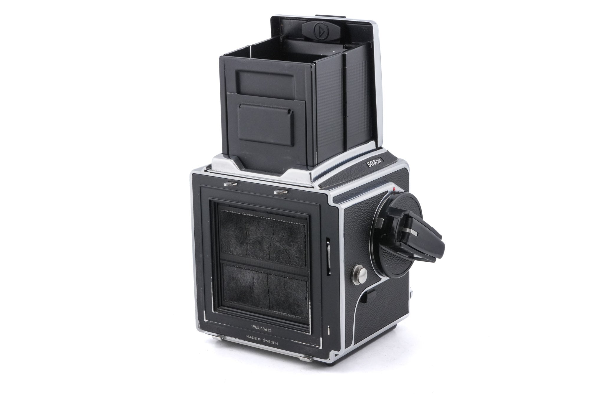 Hasselblad 503CW (Silver, 10243) + Waist Level Finder (New / Chrome, 42315) + Acute Matte D Focusing Screen (42207)