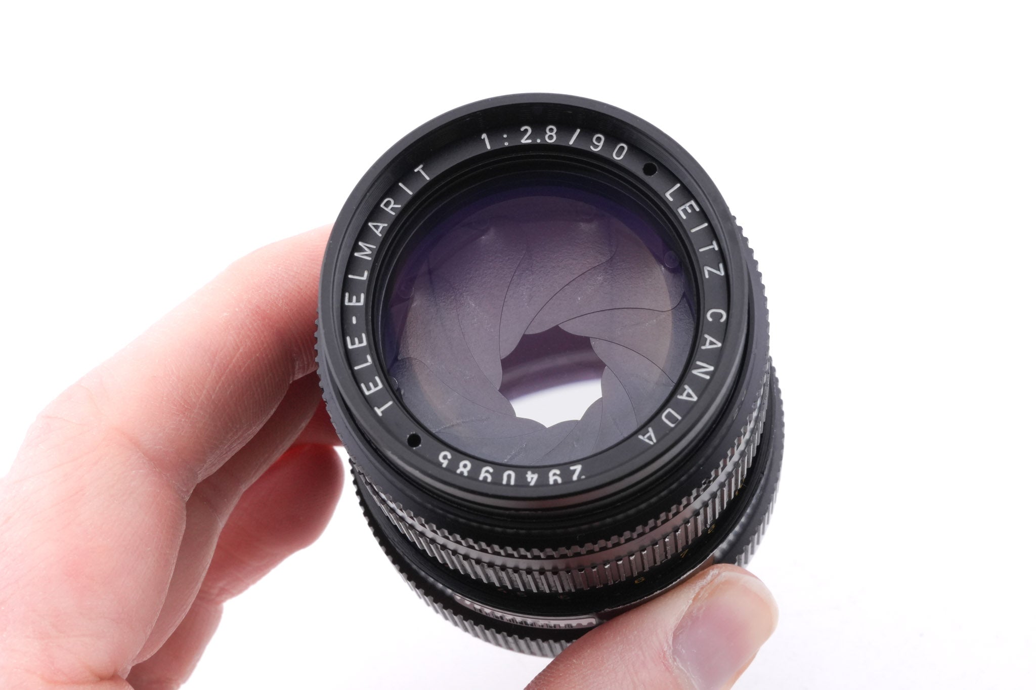 Leica 90mm f2.8 Tele-Elmarit-M (11800) + Lens Hood (9cm f4 / 13.5cm f4.5)