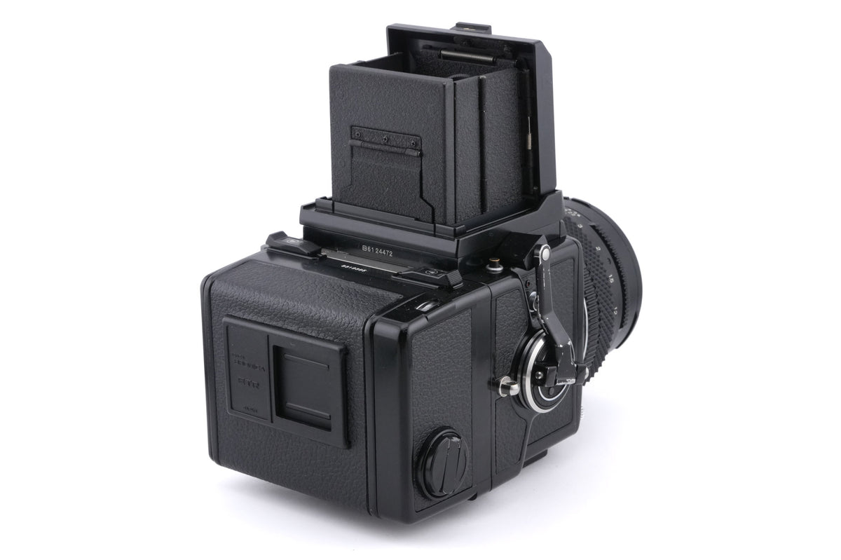 Zenza Bronica ETRS + 120 Film Back + 75mm f2.8 Zenzanon EII + Waist Level Finder