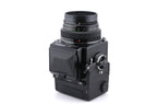 Zenza Bronica ETRS + 120 Film Back + 75mm f2.8 Zenzanon EII + Waist Level Finder