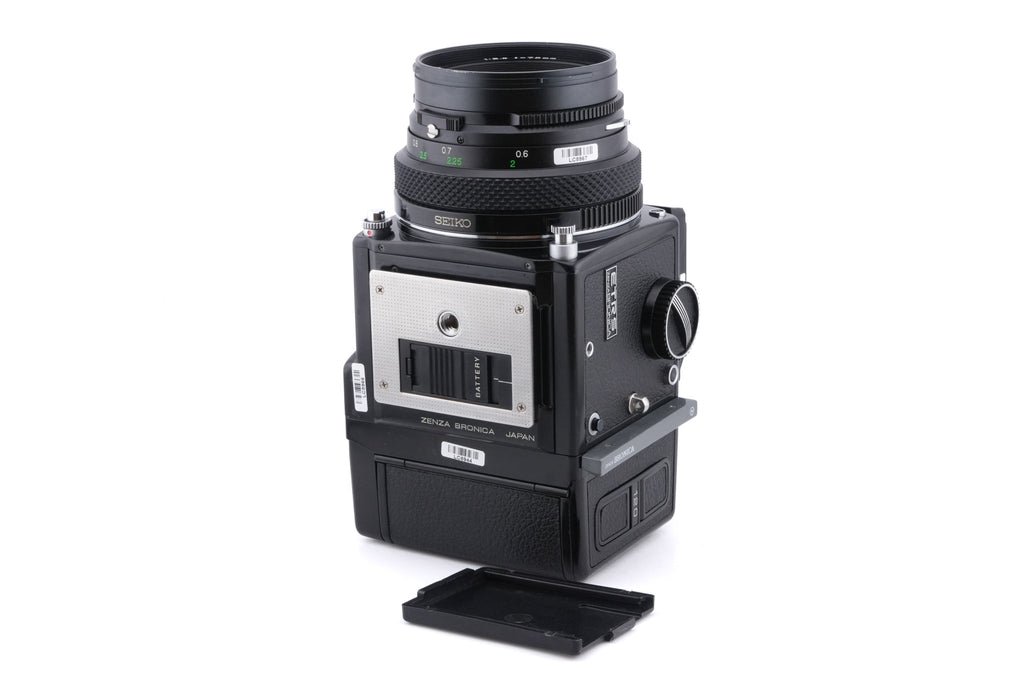 Zenza Bronica ETRS + 120 Film Back + 75mm f2.8 Zenzanon EII + Waist Level Finder