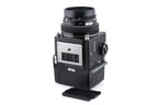 Zenza Bronica ETRS + 120 Film Back + 75mm f2.8 Zenzanon EII + Waist Level Finder