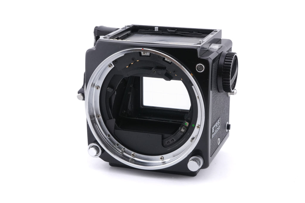 Zenza Bronica ETRS + 120 Film Back + 75mm f2.8 Zenzanon EII + Waist Level Finder