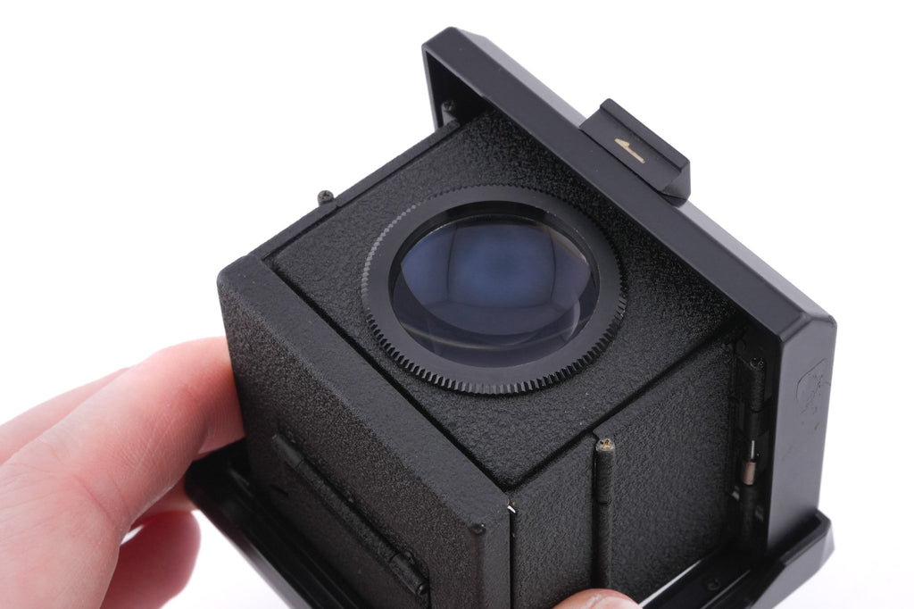 Zenza Bronica ETRS + 120 Film Back + 75mm f2.8 Zenzanon EII + Waist Level Finder