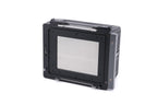 Zenza Bronica ETRS + 120 Film Back + 75mm f2.8 Zenzanon EII + Waist Level Finder