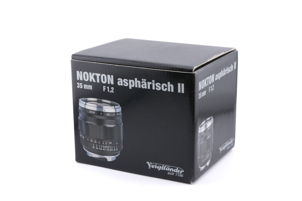 Voigtländer 35mm f1.2 Nokton Aspherical II