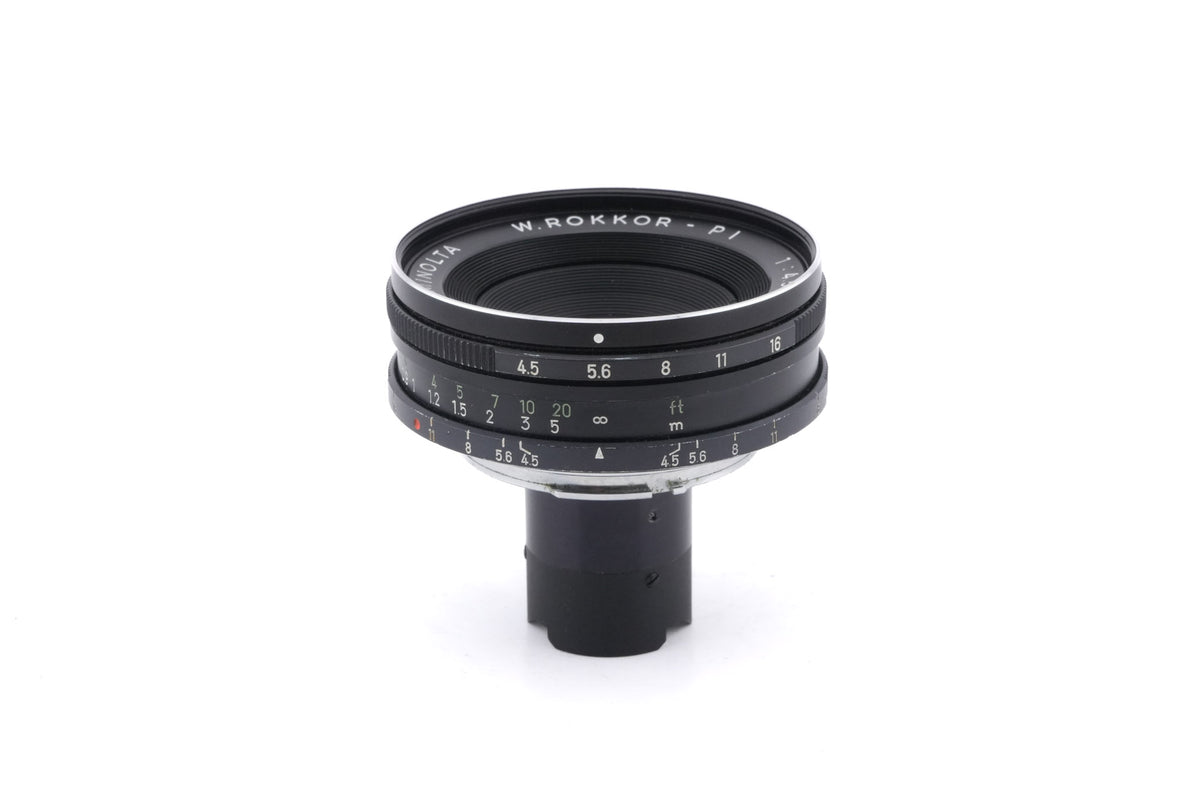 Minolta 21mm f4.5 W. Rokkor-PI - Lens