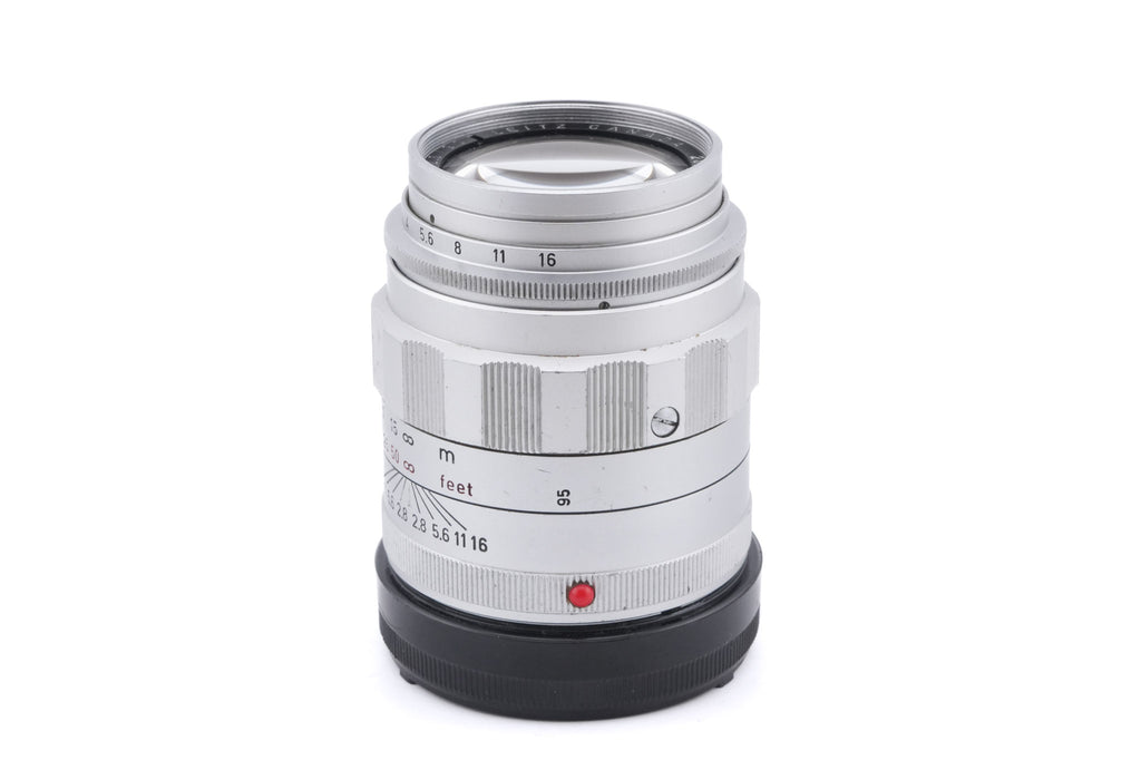Leica 90mm f2.8 Tele-Elmarit (Silver, 11800) + Lens Hood (90mm f2.8-4 / 135mm f4-4.5) (IUFOO / 12575)