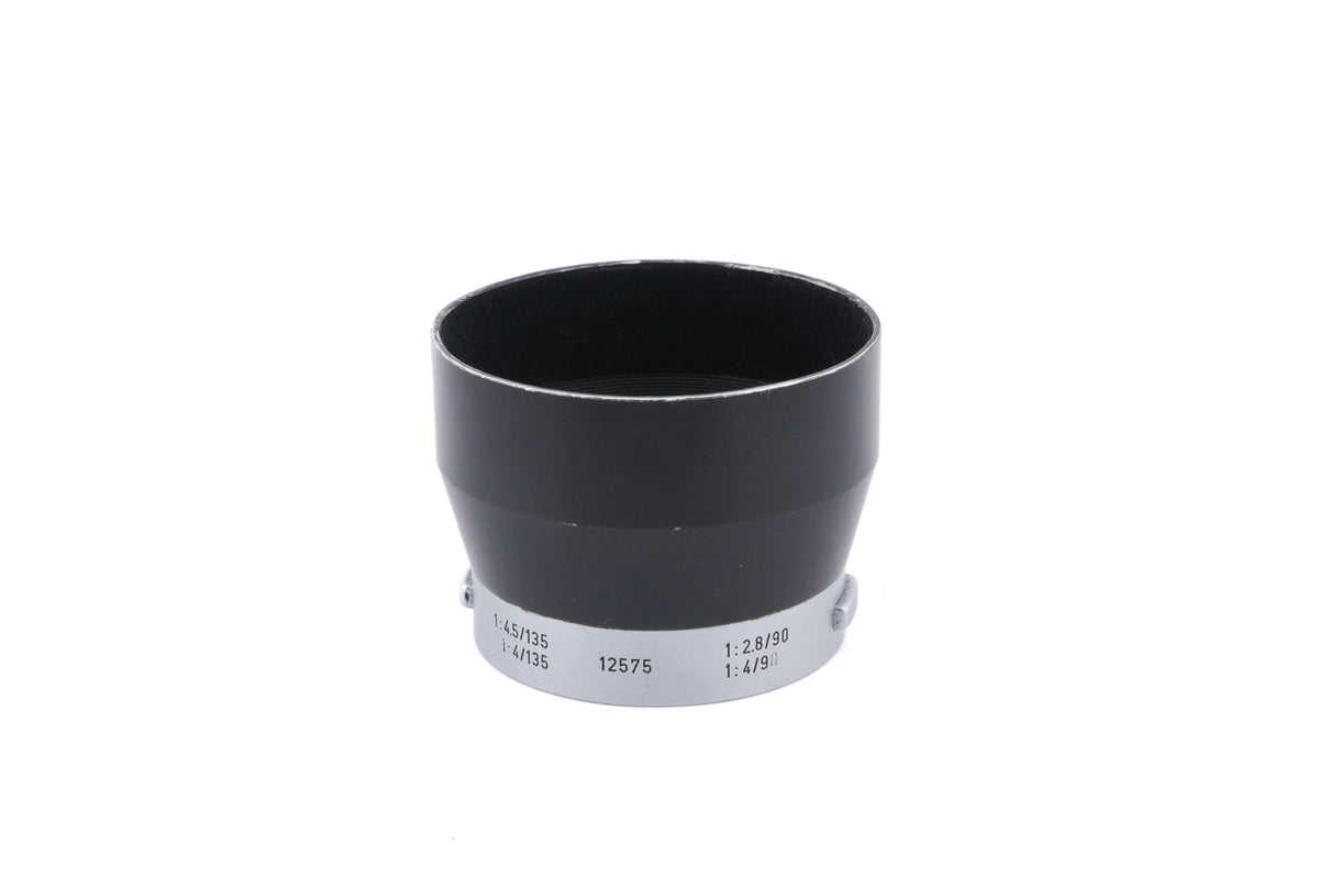 Leica 90mm f2.8 Tele-Elmarit (Silver, 11800) + Lens Hood (90mm f2.8-4 / 135mm f4-4.5) (IUFOO / 12575)