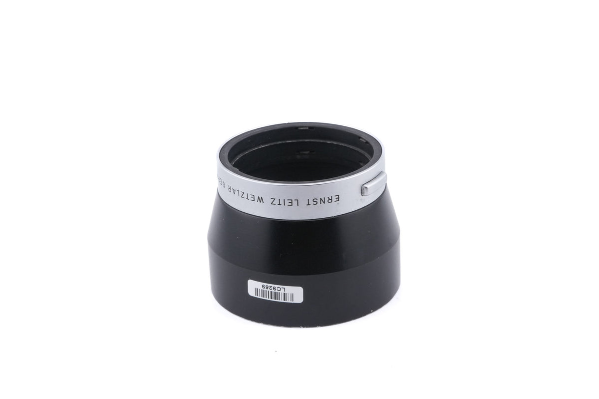 Leica 90mm f2.8 Tele-Elmarit (Silver, 11800) + Lens Hood (90mm f2.8-4 / 135mm f4-4.5) (IUFOO / 12575)