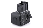 Hasselblad 501C (11045) + Waist Level Finder (New / Black, 42323) + A12N Film Magazine (30213) + Acute Matte Grid / Split Image Focusing Screen (42170)