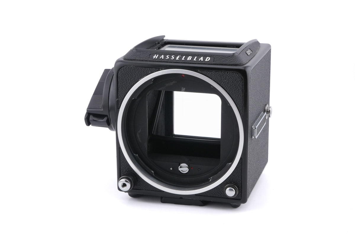 Hasselblad 501C (11045) + Waist Level Finder (New / Black, 42323) + A12N Film Magazine (30213) + Acute Matte Grid / Split Image Focusing Screen (42170)