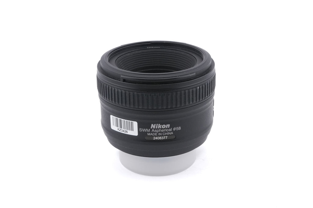 Nikon 50mm f1.8 AF-S Nikkor G