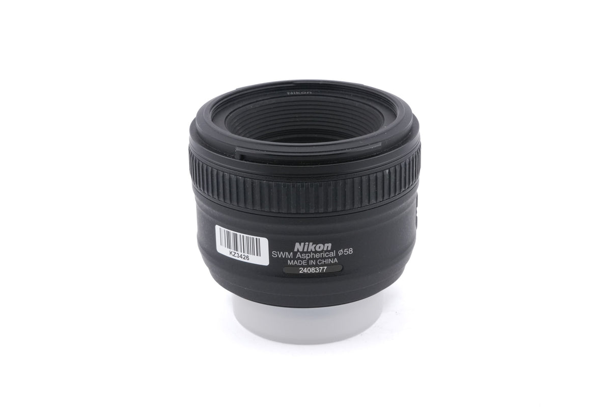 Nikon 50mm f1.8 AF-S Nikkor G