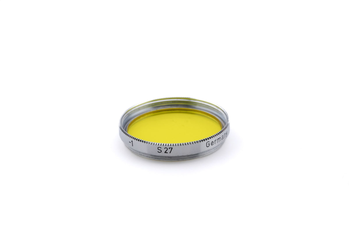 Zeiss Ikon 27mm Yellow Filter G 2X -1 S27