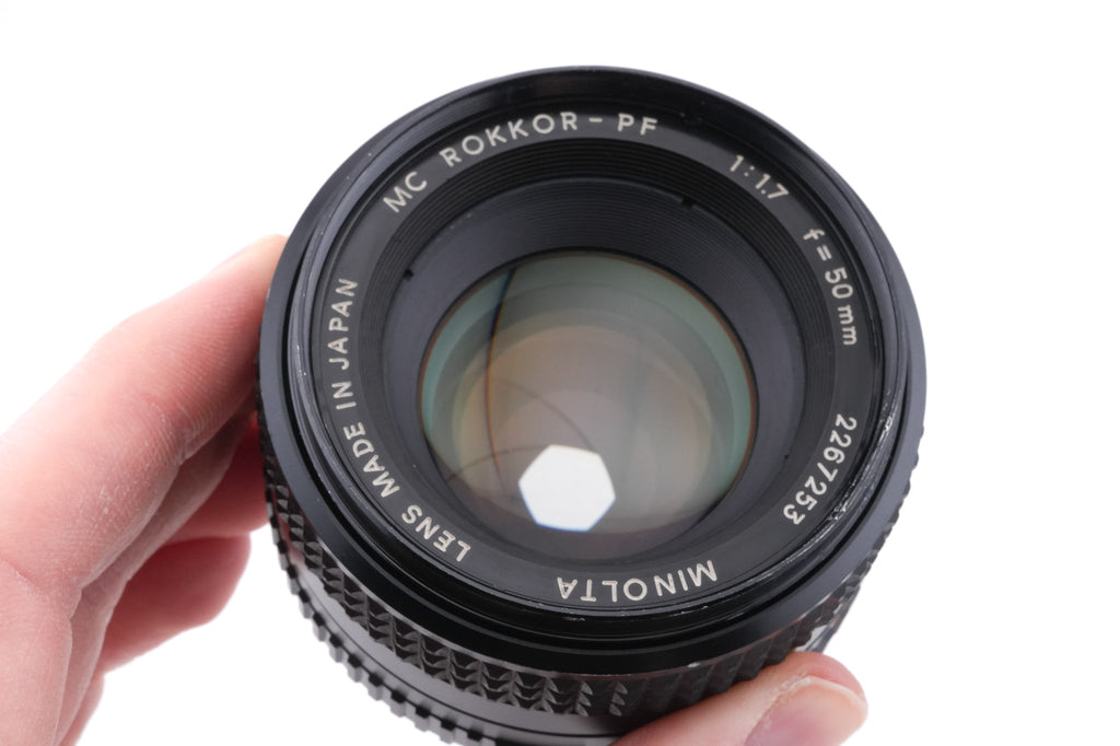 Minolta 50mm f1.7 MC Rokkor-PF