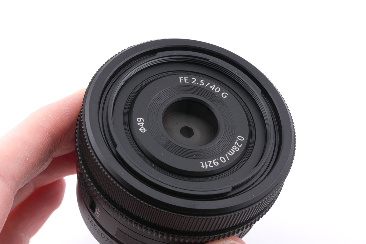 Sony 40mm f2.5 G (SEL40F25G)