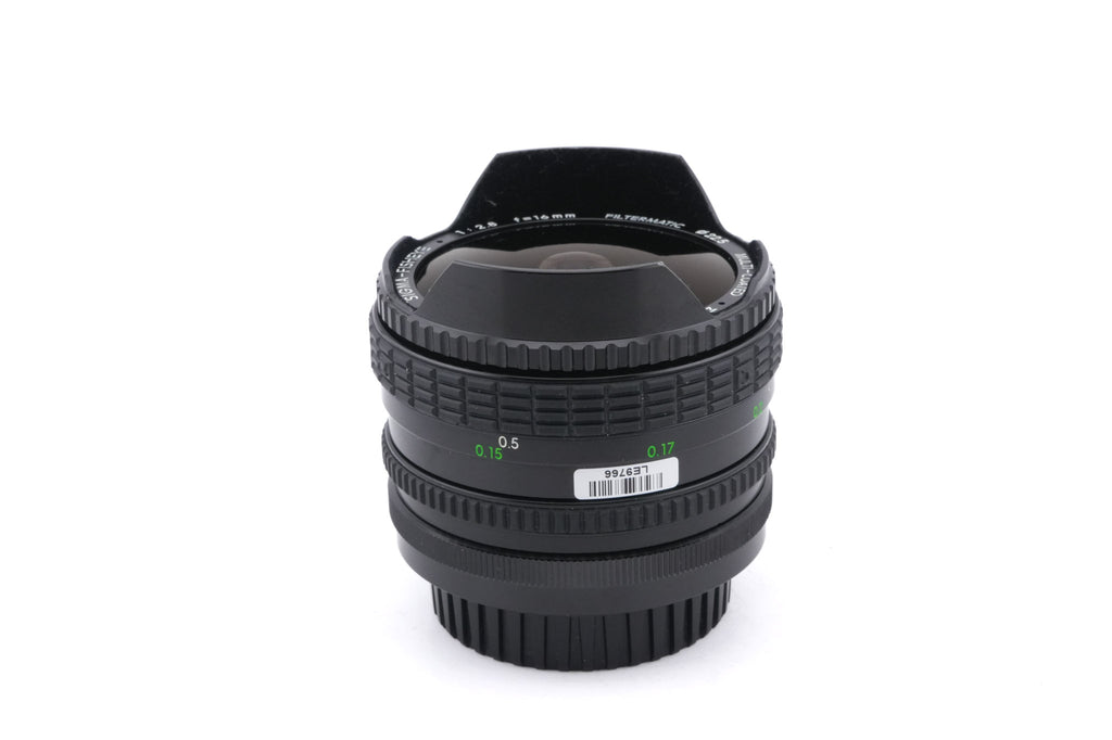 Sigma 16mm f2.8 Filtermatic Fisheye Multi-Coated