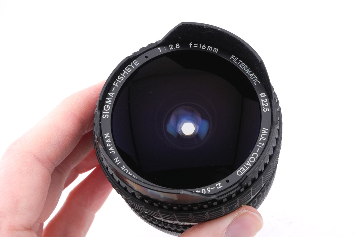 Sigma 16mm f2.8 Filtermatic Fisheye Multi-Coated