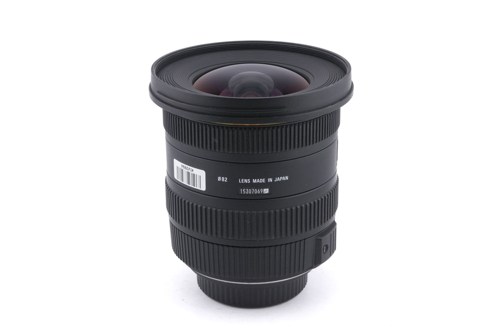 Sigma 10-20mm f3.5 EX DC HSM