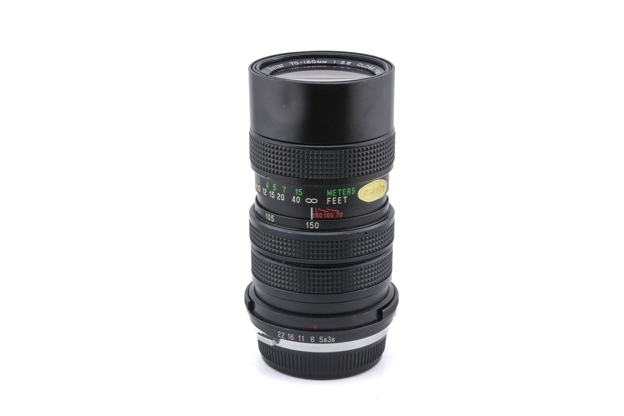 Vivitar 70-150mm f3.8 Close Focusing Auto Zoom