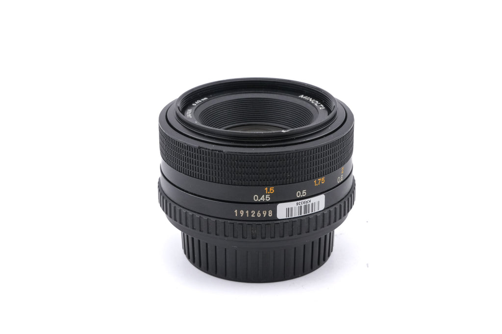 Minolta 50mm f2 MD
