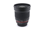 Samyang 16mm f2 ED AS UMC CS