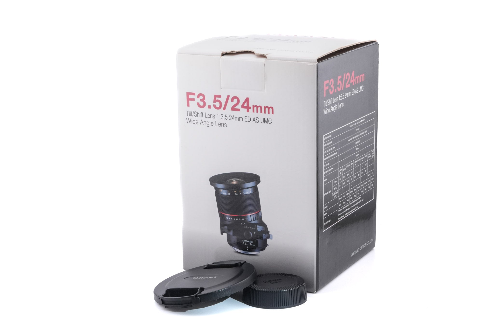Samyang 24mm f3.5 T-S ED AS UMC