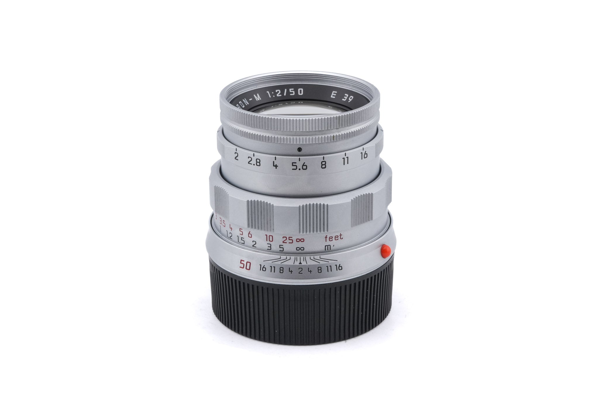 Leica 50mm f2 Summicron-M (50 Jahre) (Silver, 11615) - Lens