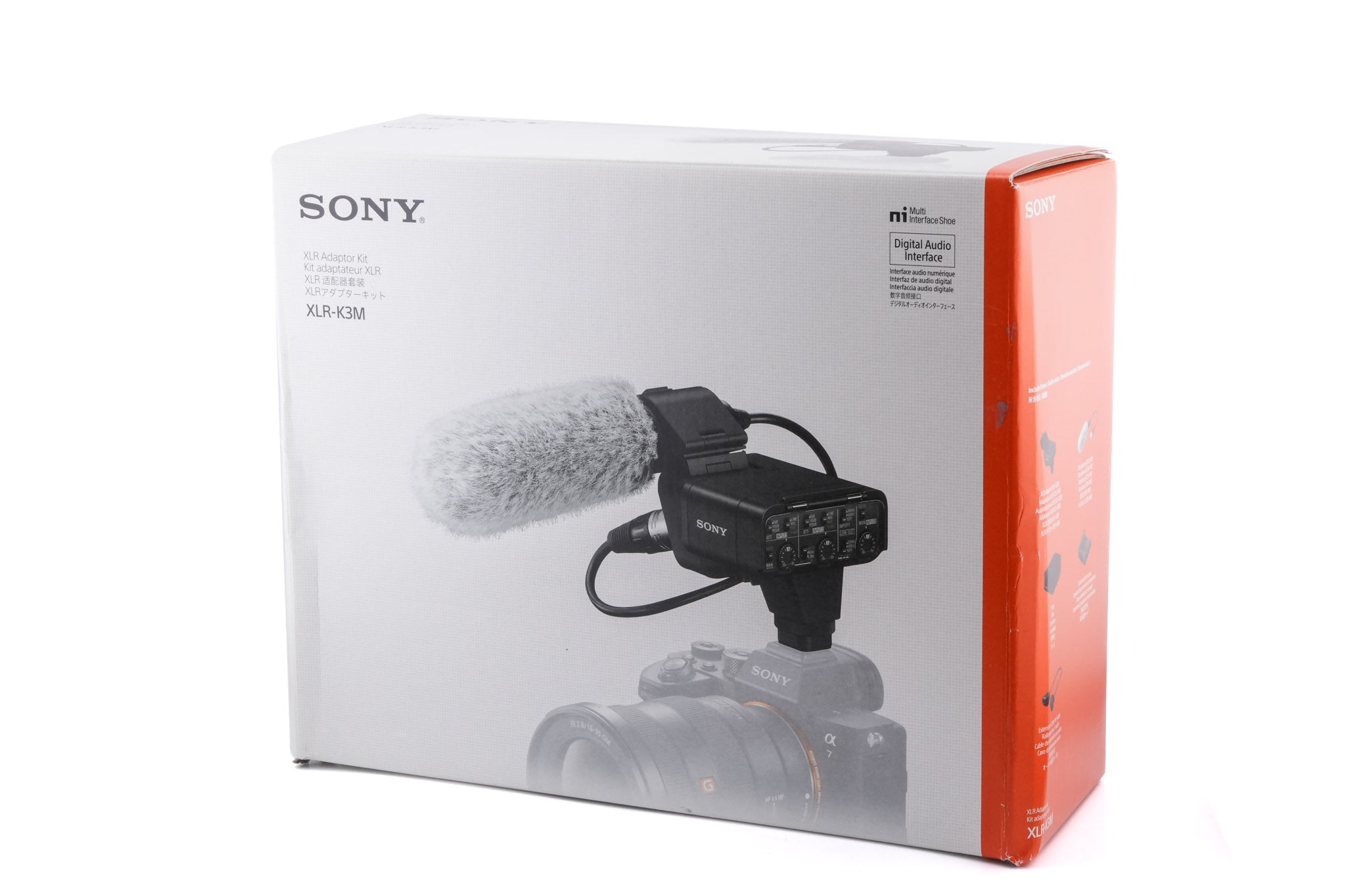 Sony XLR-K3M Audio Adapter + ECM-XM1 Condenser Microphone