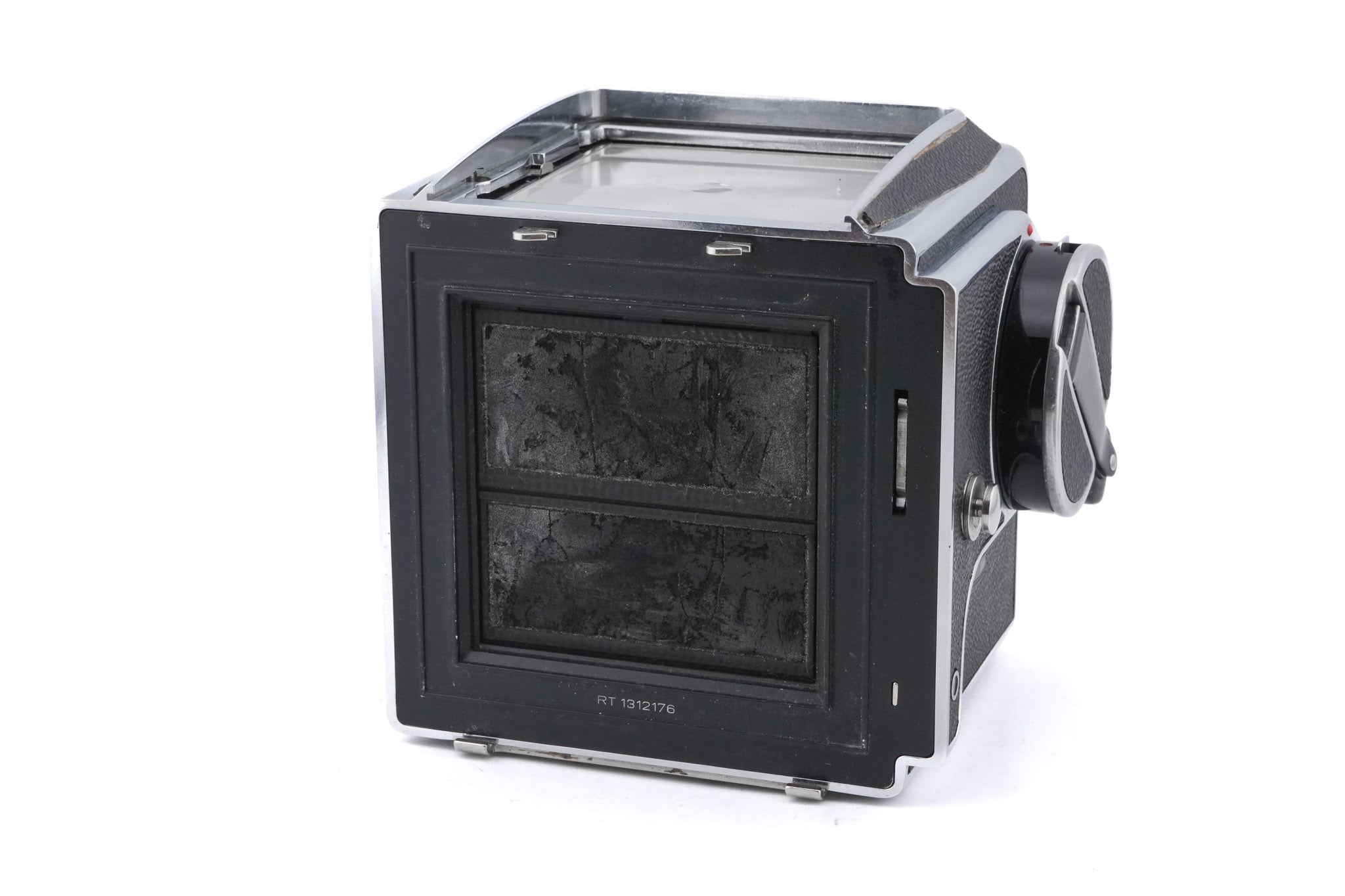 Hasselblad 500C/M (Silver, 10026) + A12N Film Magazine + Waist Level Finder (New / Chrome, 42315) + 80mm f2.8 Planar T* CF (20029)