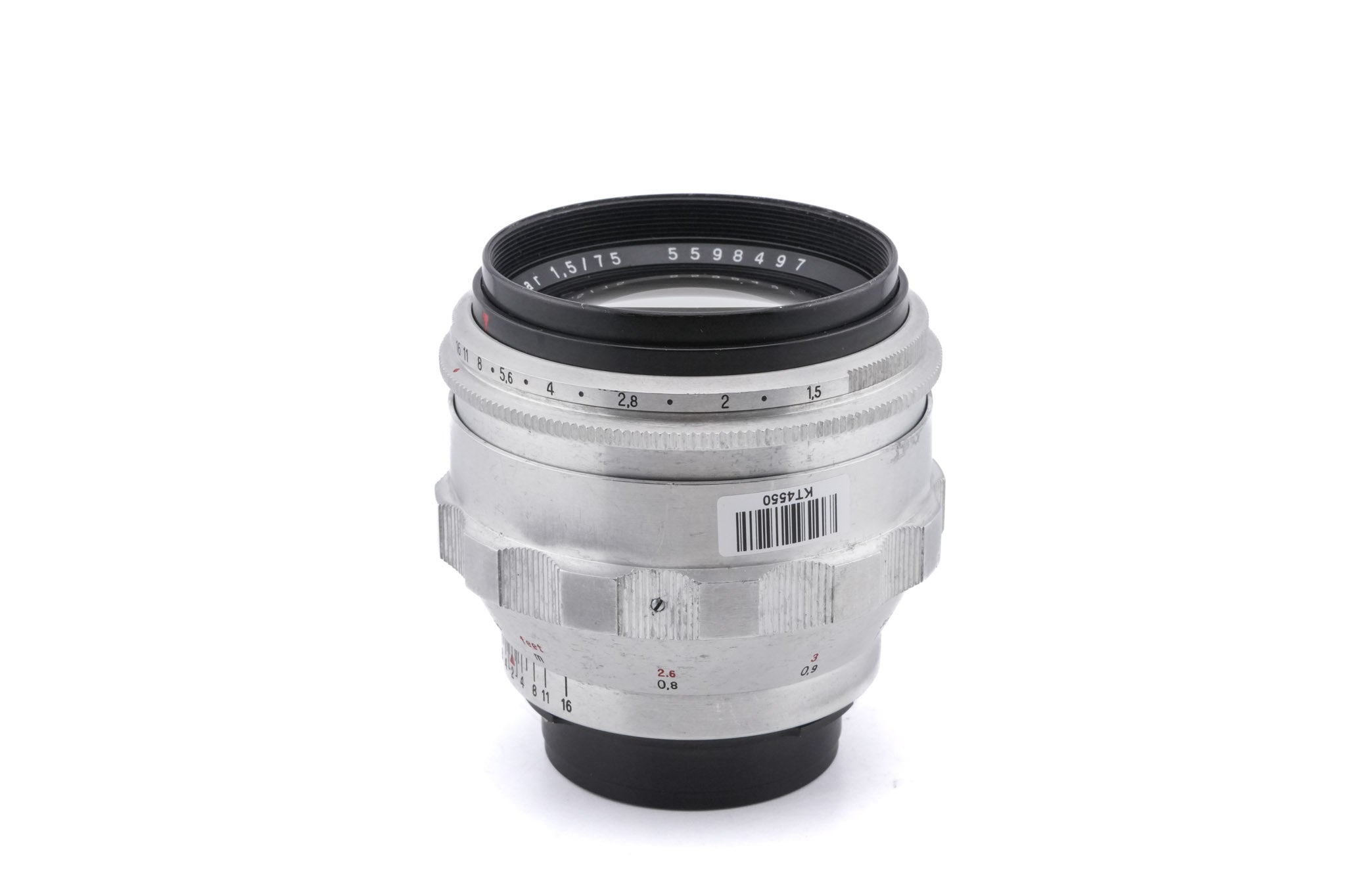 Carl Zeiss 75mm f1.5 Jena Biotar