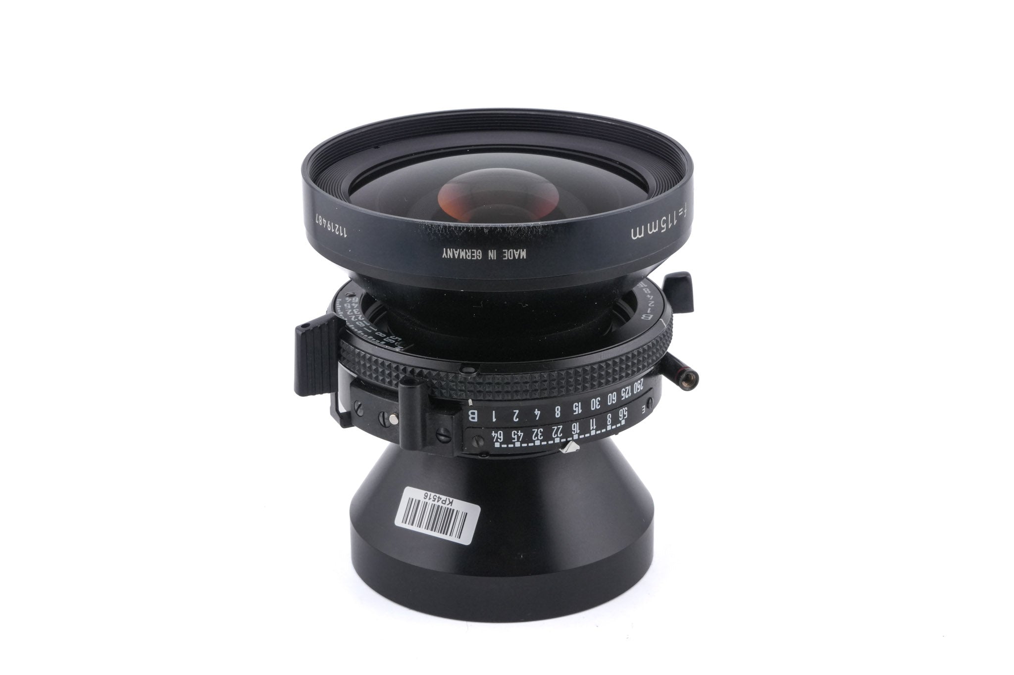 Rodenstock 115mm f6.8 Grandagon-N 104˚ (Shutter)