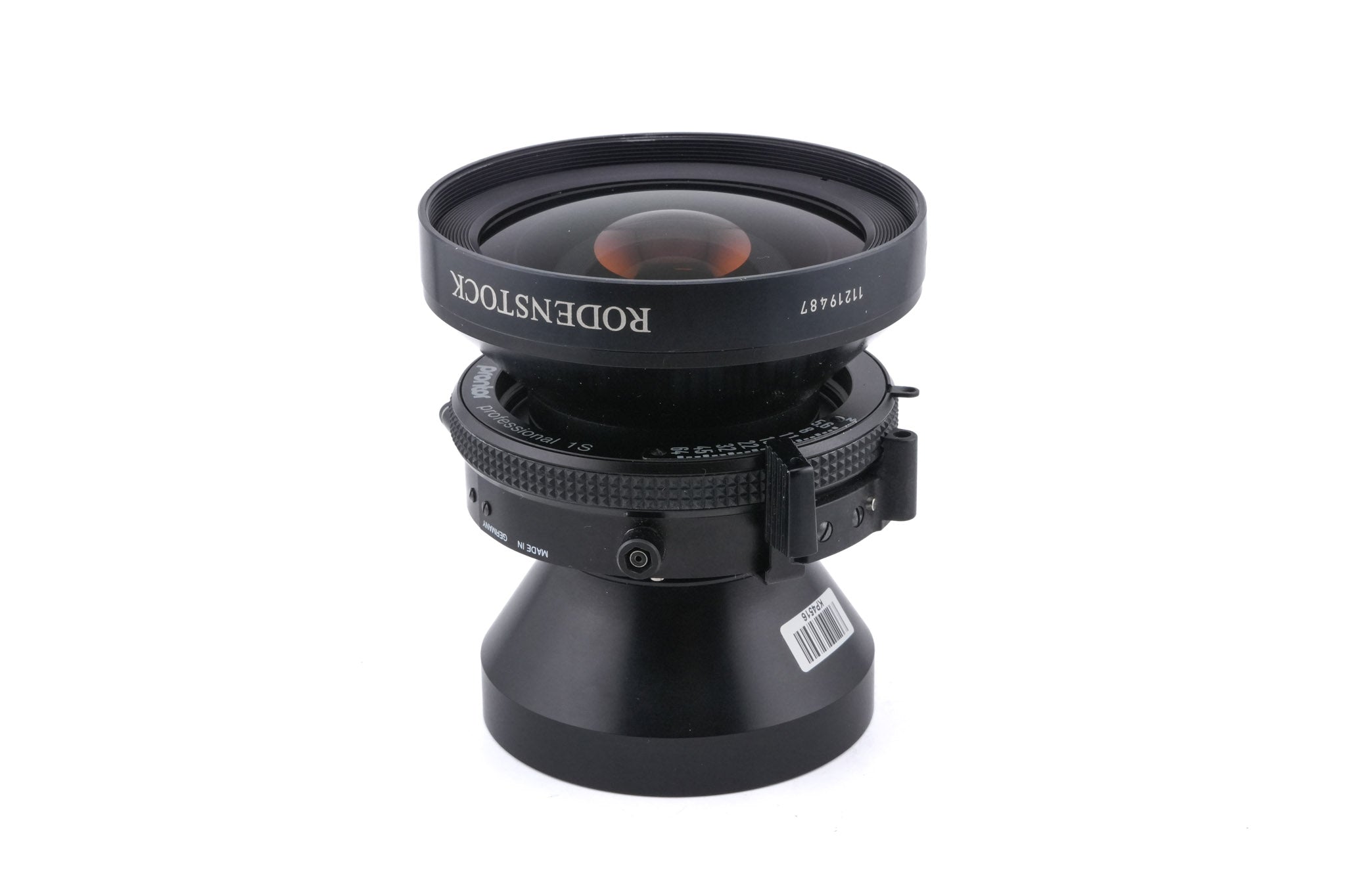 Rodenstock 115mm f6.8 Grandagon-N 104˚ (Shutter)