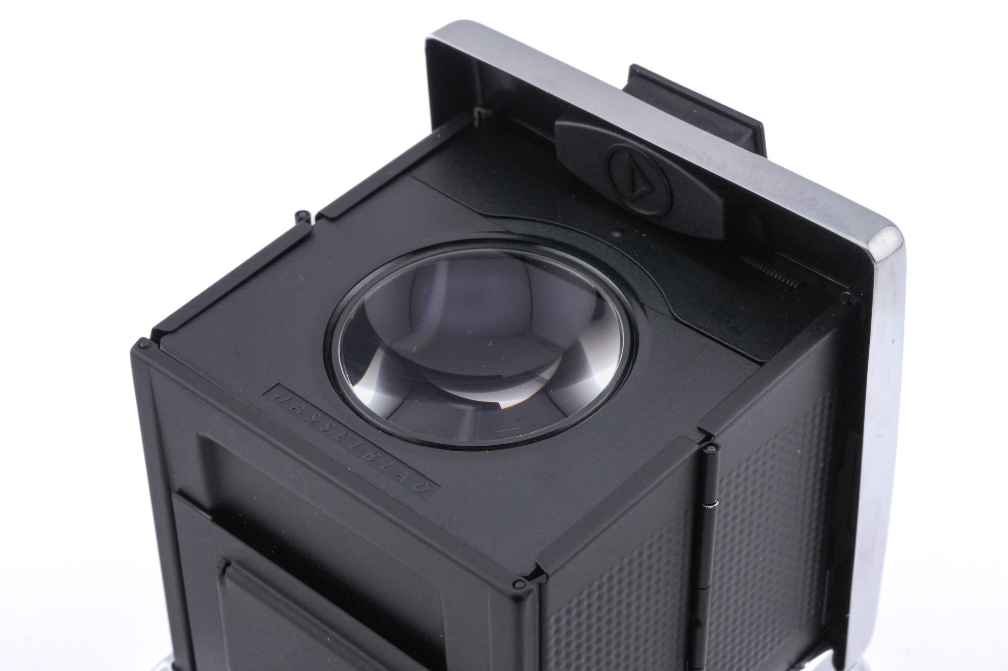 Hasselblad 503CX (Silver, 10026) + A12N Film Magazine + Waist Level Finder (New / Chrome, 42315) + Acute Matte Focusing Screen (42165)