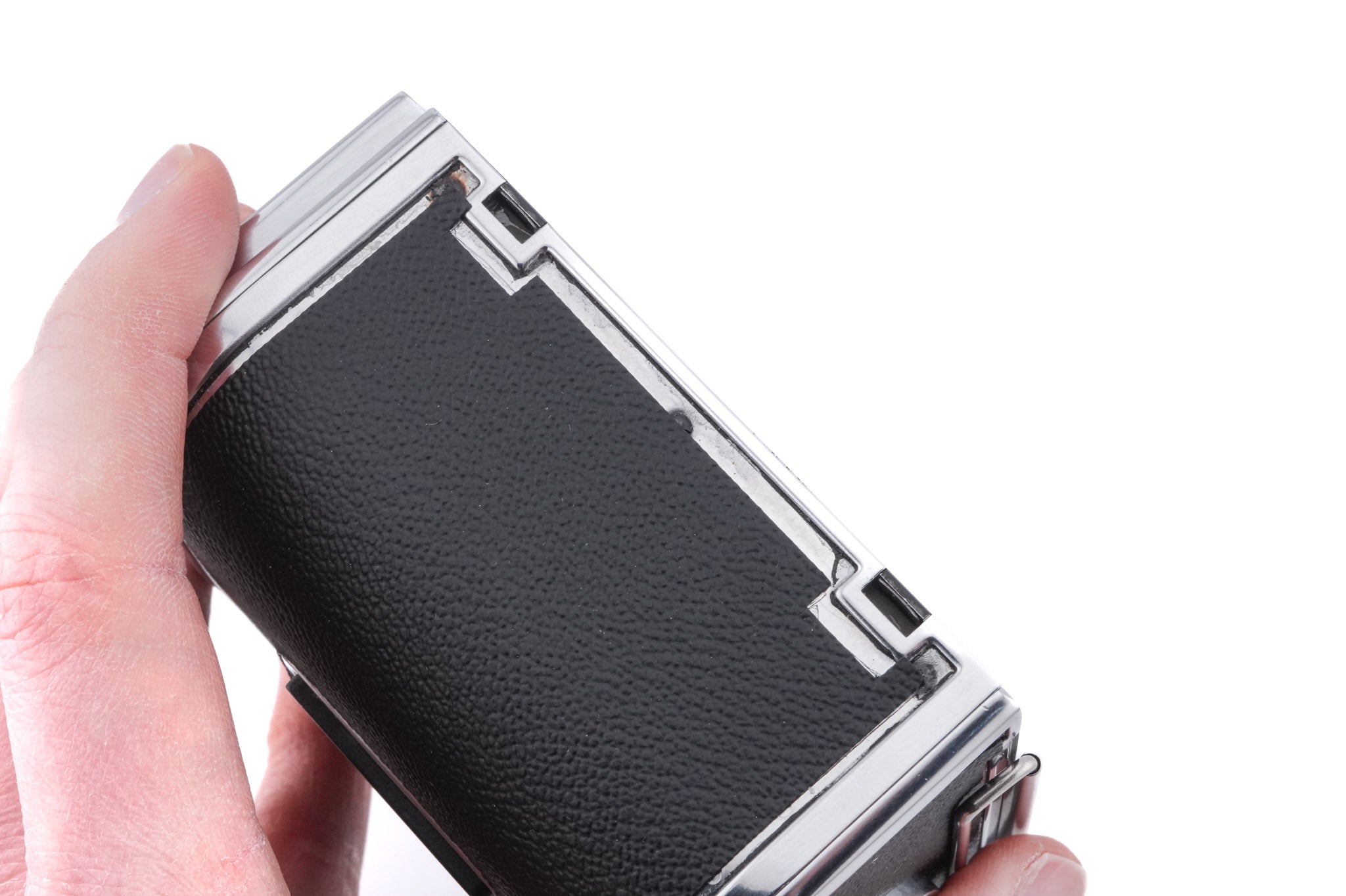 Hasselblad 503CX (Silver, 10026) + A12N Film Magazine + Waist Level Finder (New / Chrome, 42315) + Acute Matte Focusing Screen (42165)