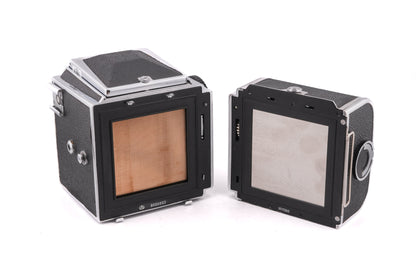 Kiev 88 + 120 Film Back + Waist Level Finder