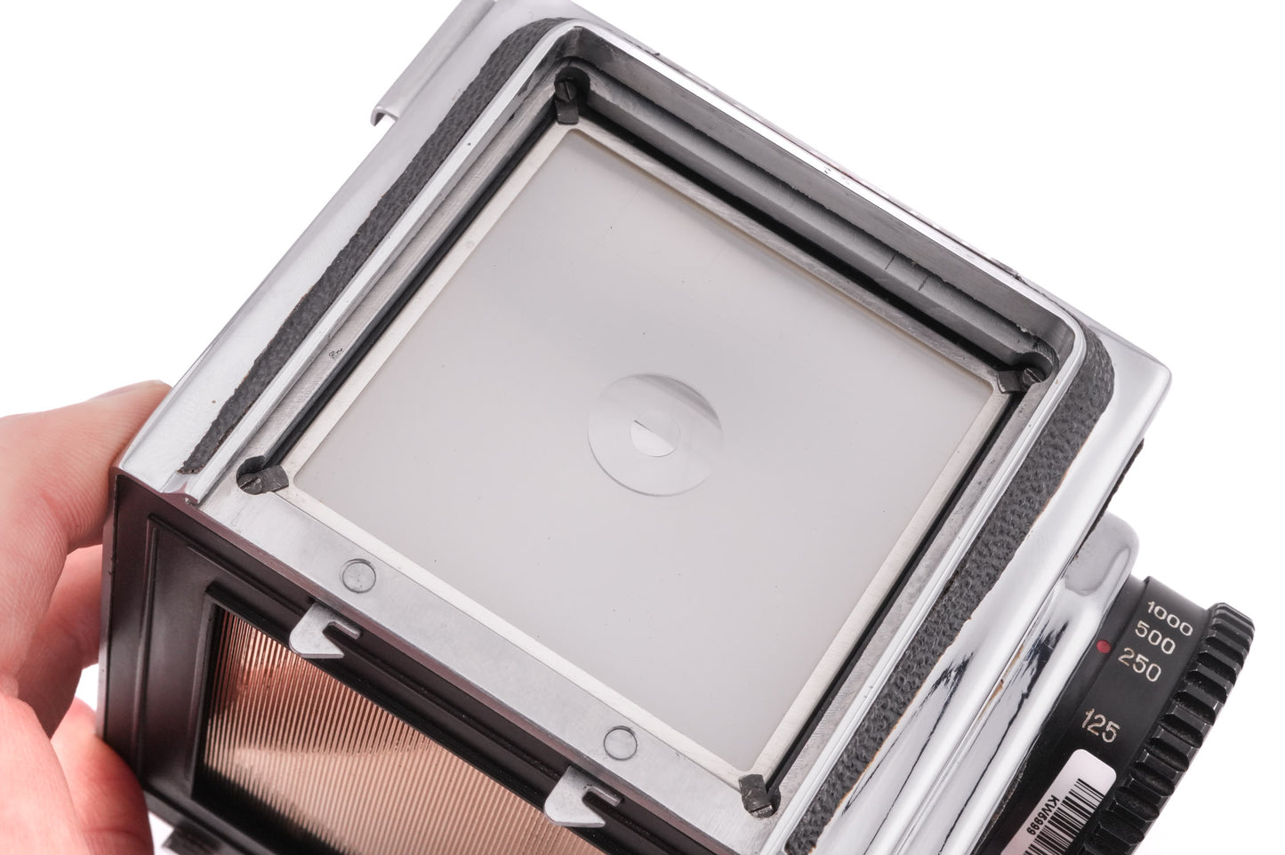 Kiev 88 + 120 Film Back + Waist Level Finder