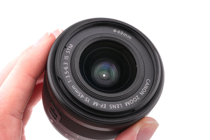 Canon 15-45mm f3.5-6.3 IS STM