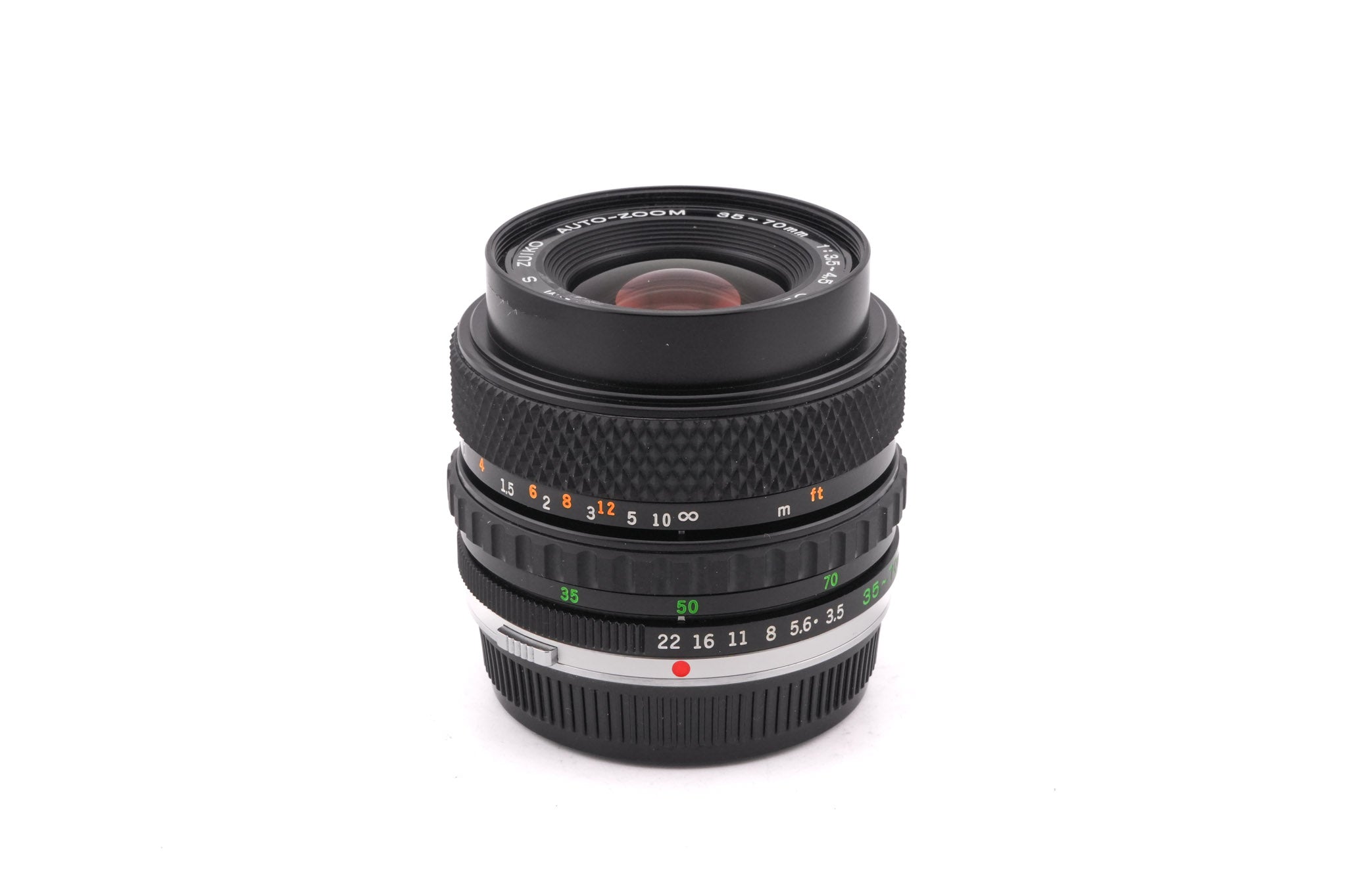 OLYMPUS OM-SYSTEM 35~70mm1:3,5~4,5【1-25】 Olympus 35-70mm f4 S Zuiko MC Auto-Zoom - Lens – Kamerastore