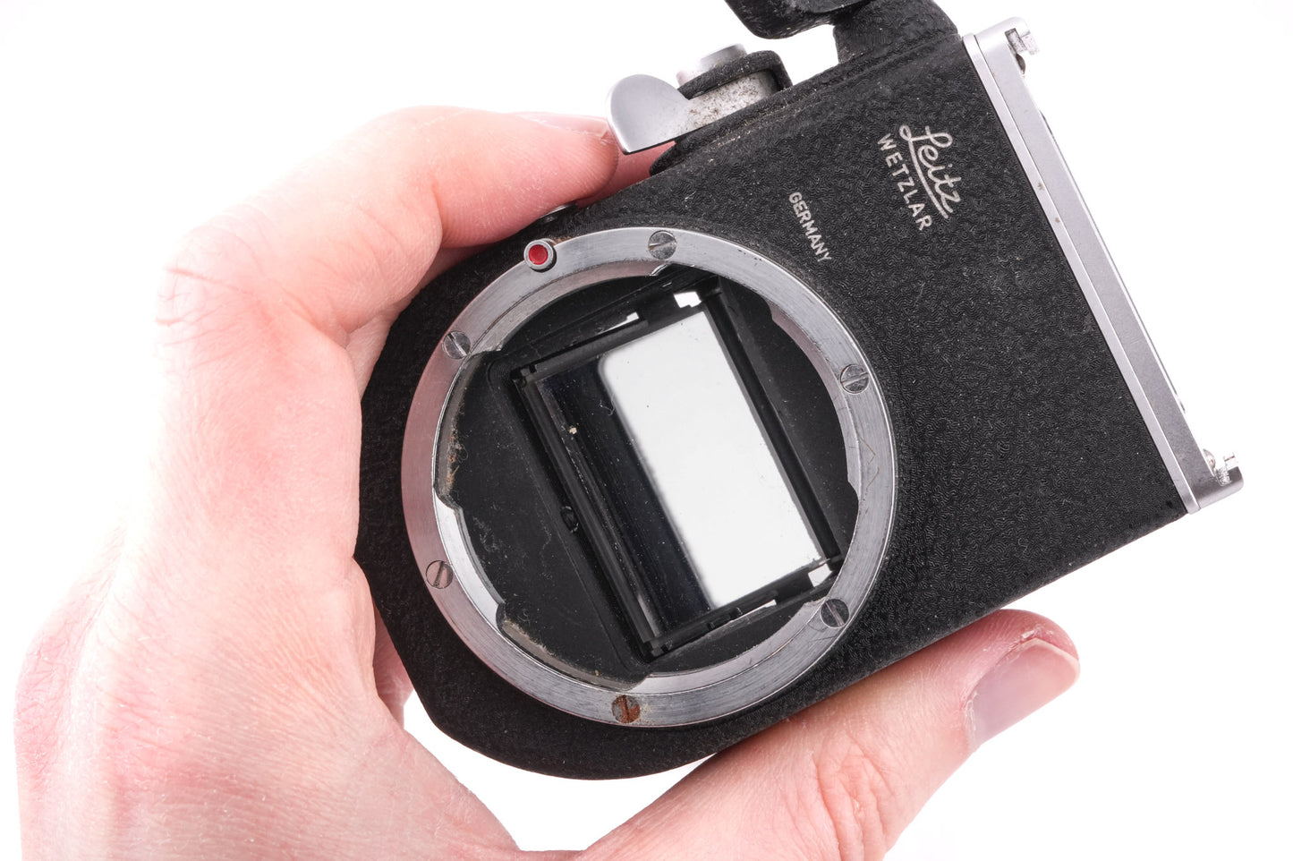 Leica Visoflex III (16457) + Right-Angle Visoflex Prism Finder (OTXBO / 16460)