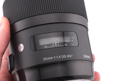 Sigma 35mm f1.4 DG HSM Art (A012)