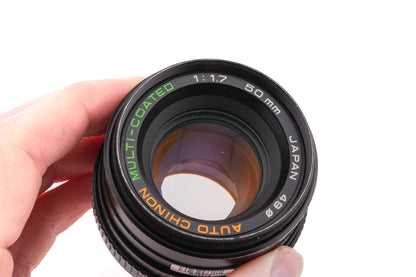 Chinon 50mm f1.7 Auto Chinon Multi-Coated