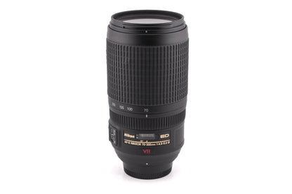 Nikon 70-300mm f4.5-5.6 AF-S Nikkor G ED VR