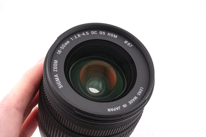 Sigma 18-50mm f2.8-4.5 DC OS HSM