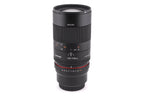 Samyang 100mm f2.8 ED UMC Macro