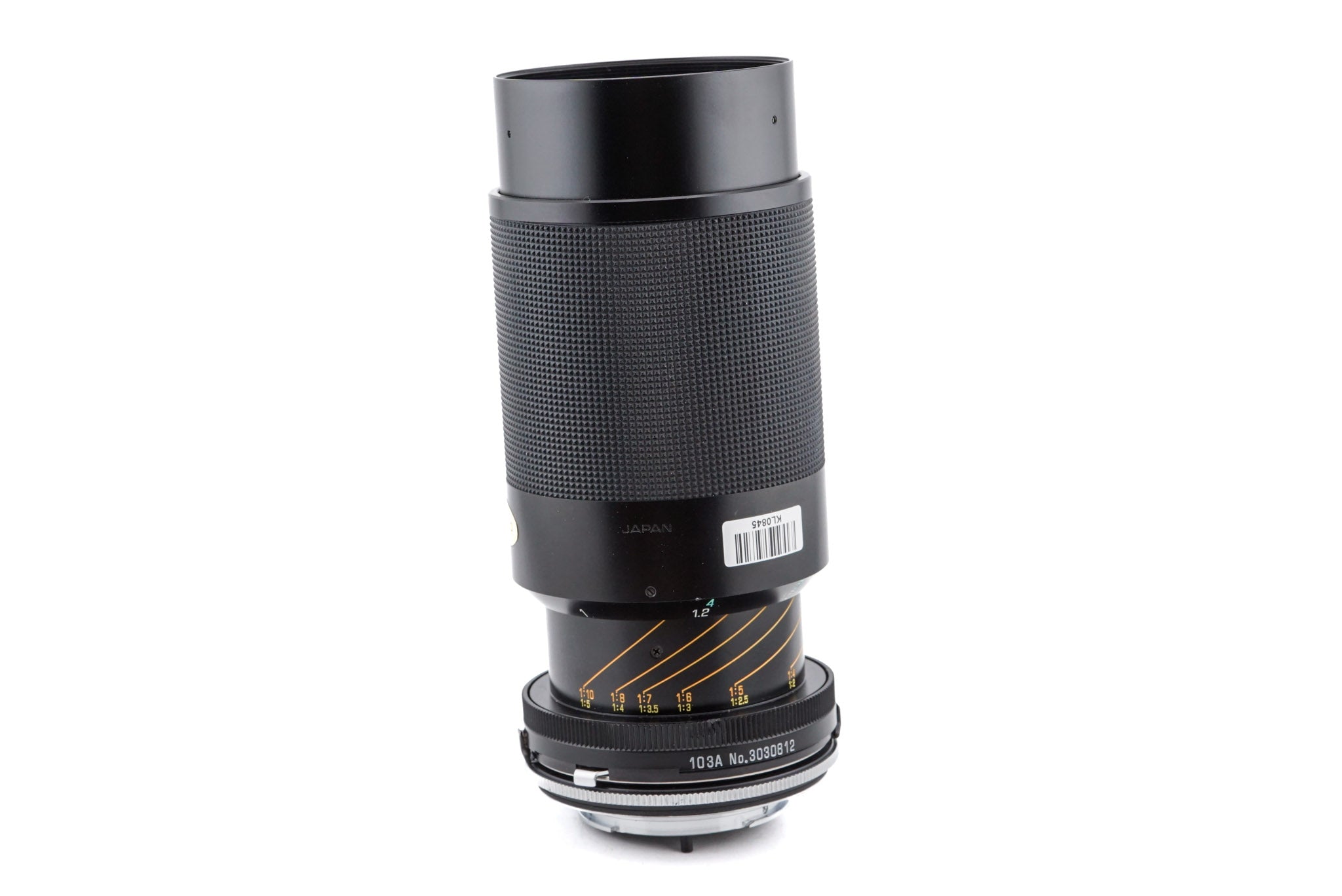 Tamron 80-210mm f3.8-4 CF Tele Macro BBAR MC (103A) + Adaptall 2 - Minolta MD Adapter