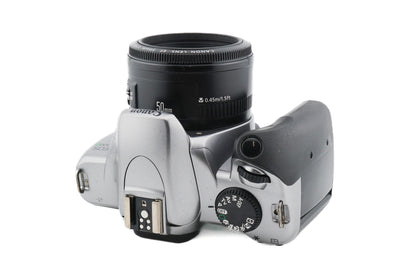 Canon EOS 3000V + 50mm f1.8 II